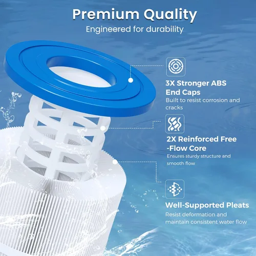 Miniatura 5 de Future Way Cartucho de filtro de piscina CS150 de repuesto para Jandy CS150, CCX1500RE, reemplazo Jandy R0462300, Pleatco PJANCS150, PXST150, 150
