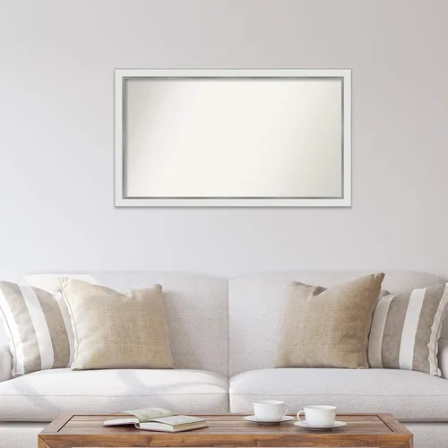 Miniatura 919 de Amanti Art Espejo personalizado, espejo estrecho de baño de oro blanco, espejo de pared o espejo de tocador de baño sobre el fregadero