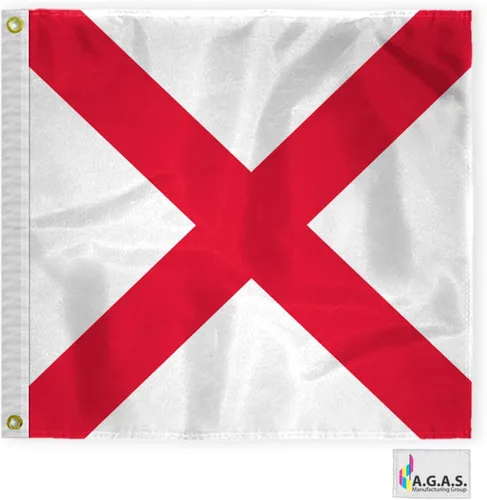 Miniatura 7 de AGAS Victor Code V Marine Signal - Bandera de 1 x 1.25 pies, nailon 200D impreso, cabecera de lona, ojales de latón, bordes cosidos y no destiñen