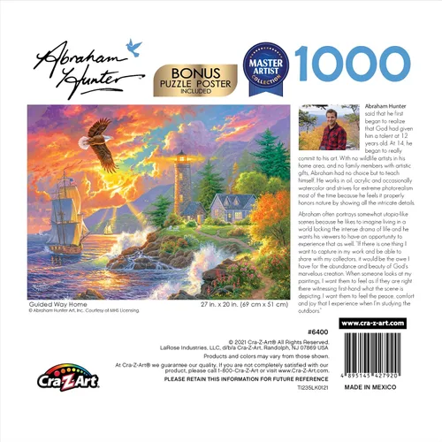 Miniatura 4 de RoseArt - Abraham Hunter - Guided Way Home - Rompecabezas de 1000 piezas para adultos