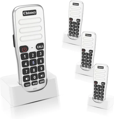 Miniatura 10 de Intercomunicadores inalámbricos para el hogar, 1 milla de largo alcance para la oficina de negocios, sistema de comunicación de habitación a