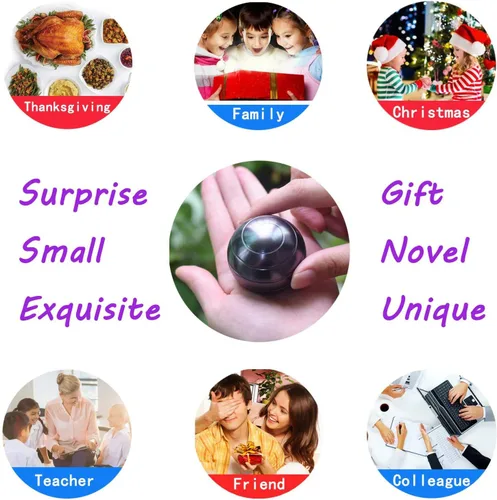 Miniatura 6 de Juguetes Cinéticos de Escritorio Gadgets Geniales para Fidget: Juguete de Cosas Geniales para Adultos Adolescentes Niños, Alivio del Estrés Regalos