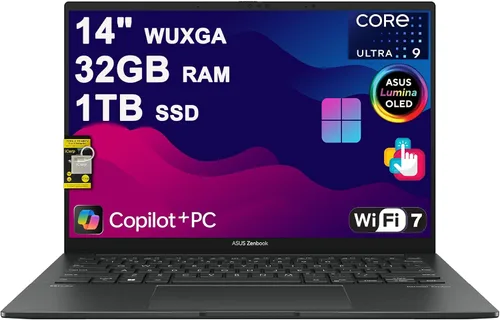 Miniatura 9 de ASUS Zenbook 14 Creator Laptop de 14 pulgadas WUXGA Lumina OLED Touch (500nits HDR, 100% DCI-P3) Intel 16-core Ultra 7 255H (hasta 13 Tops) 16 GB