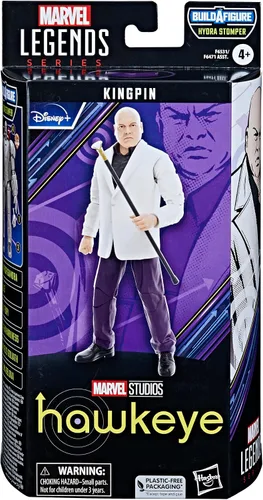 Miniatura 3 de Serie Marvel Legends Kingpin, figuras de acción coleccionables de 6 pulgadas de Hawkeye, para niños a partir de 4 años