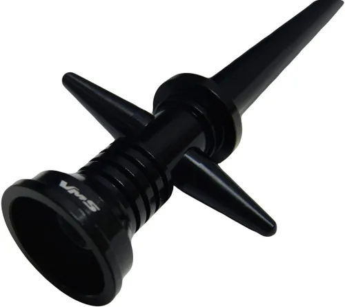 Miniatura 2 de Antena láser de hoja de sable láser negro grande de 5.4 pulgadas en aluminio mecanizado CNC para Ford F150 F-150 F250 F350 F450 F550 F650 1997-2021