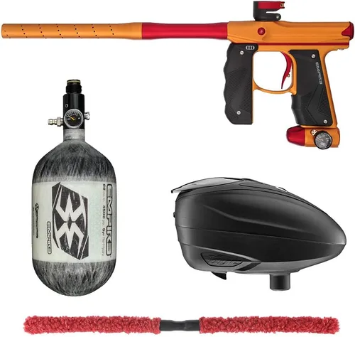 Miniatura 6 de Action Village Empire Mini GS TP Contender Kit de pistola de paintball con tanque 68/4500 Negro Polvo/Negro Polvo