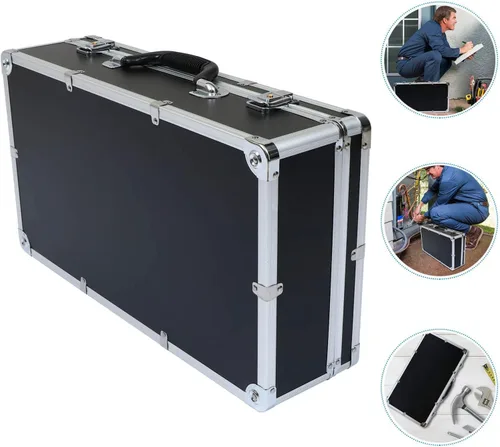 Miniatura 9 de DOITOOL Caja de herramientas portátil de 19.68 x 11.02 x 5.11 pulgadas, estuche de almacenamiento duro multifunción con insertos de espuma