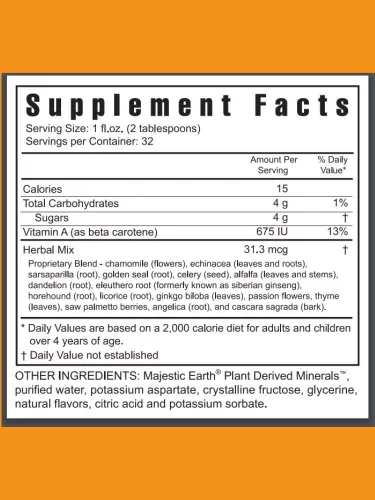 Miniatura 2 de Youngevity Majestic Earth Herbal Rainforest, 32 onzas líquidas, complejo multiherbal, multivitamínico y mineral para hombres, mujeres, niños