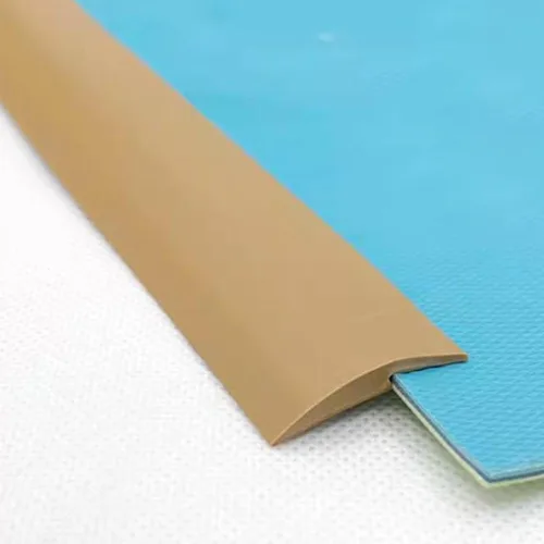 Miniatura 7 de NILZA Tira de umbral de PVC impermeable, tira de umbral de transición de suelo para madera a azulejos, tira de transición de umbral de 0.4 a 0.19