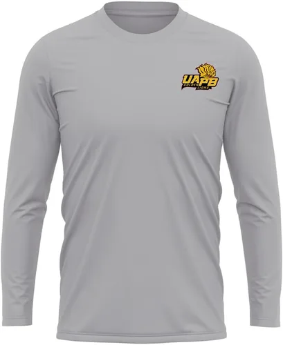Miniatura 355 de Camisa deportiva de manga larga oficial de la NCAA Collegiate para hombre, con logotipo en el pecho izquierdo, colección Athletic Heather