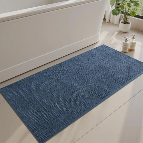 Miniatura 18 de AMOAMI Alfombra de Baño Antideslizante Súper Absorbente de Secado Rápido Alfombras de Baño para Piso de Baño Respaldo de Goma Lavable Alfombras