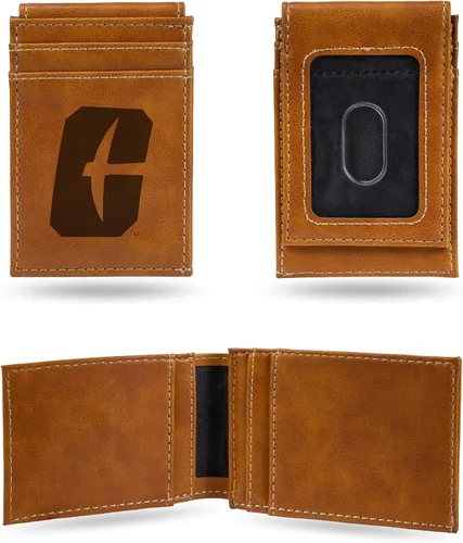 Miniatura 12 de Cartera de bolsillo frontal grabada con láser NCAA - Compacta/Cómoda/Delgada