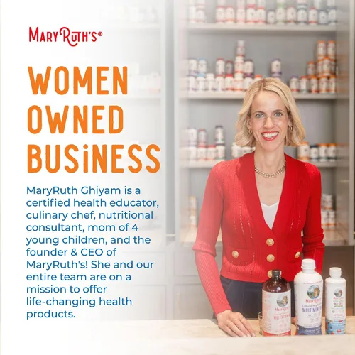 Miniatura 9 de MaryRuth Organics Multivitamínico para mujeres y hombres, sin azúcar, gomita multimineral para adultos con vitamina C, D y E, vitaminas B, biotina