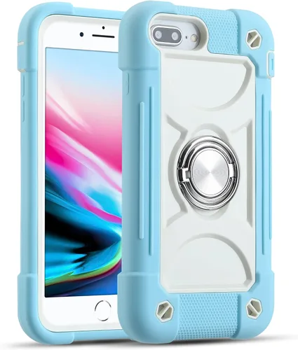 Miniatura 14 de MARKILL Compatible con iPhone Se3/iPhone Se2, Funda para iPhone 6/6S, Funda para iPhone 7/iPhone 8 de 4.7 Pulgadas con Soporte Anular, Funda