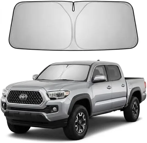 Miniatura 140 de Parasol para parabrisas Rivian R1S/R1T 2022-2024 2025 2026, parasol para ventana frontal, ajuste personalizado, accesorios R1S, visera solar