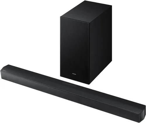 Samsung Barra de sonido de la serie B, subwoofer HW-B650F de 3.1 canales, con subwoofer inalámbrico, Dolby Audio/DTS Virtual:X, Q-Symphony, HDMI ARC