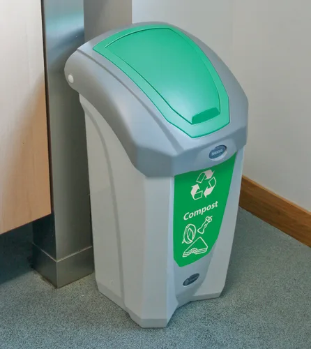 Miniatura 2 de Nexus - Contenedor de compost de basura de alimentos 8G (gris, calcomanía verde) – Contenedor de recolección de residuos de alimentos de 8 galones