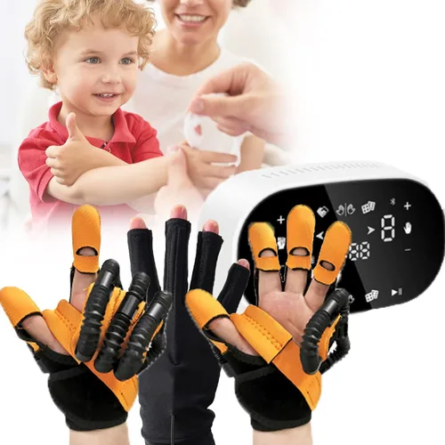 Guante robot | Dispositivo de rehabilitación de mano para hemiplejia cerebral | Entrenador de dedos de recuperación de función de mano, para robot