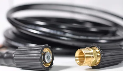 Miniatura 5 de YAMATIC Conector de manguera para lavadora a presión, acoplador macho doble M22-0.551 in de latón macizo, adaptador de extensión de manguera