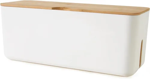 Miniatura 9 de Juego de Cajas de Gestión de Cables Changsuo, Cajas Organizadoras de Cables para Extensión de Cables, Tira de Alimentación, Protector Contra