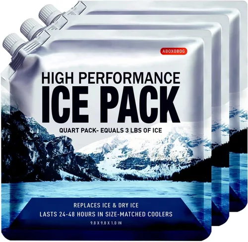 Miniatura 9 de Bolsas de hielo reutilizables para enfriadores, paquetes de congelador de gel de larga duración para bolsas más frías, lonchera, bolsa enfriadora