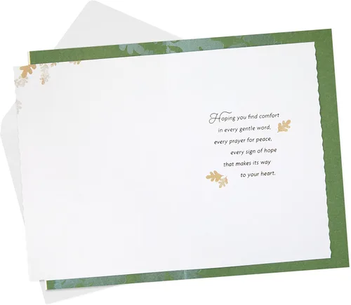 Miniatura 3 de Hallmark Tarjeta de Condolencia, Árbol (Cada Oración por la Paz)