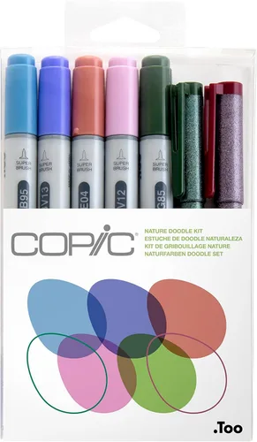 Copic Marker Doodle - Paquete de marcadores Naturaleza