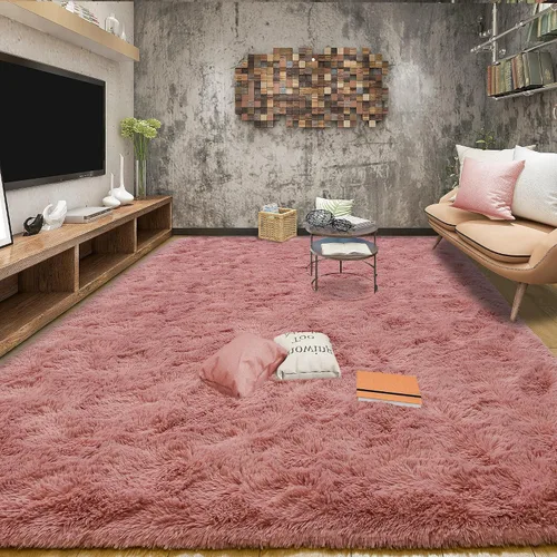 Miniatura 34 de Tepook Alfombras súper suaves y esponjosas para sala de estar, alfombras de área de 8 x 10 pies para dormitorio, alfombra moderna peluda, alfombras