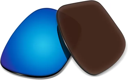 Miniatura 2 de Lentes de repuesto de 0.069 pulgadas compatibles con gafas de sol Oakley Holbrook XL OO9417, resistentes a los arañazos y a los impactos Espejo azul