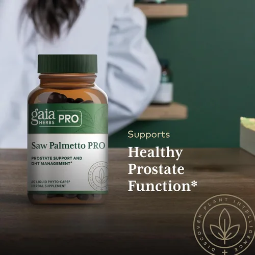 Miniatura 5 de GAIA HERBS PRO Saw Palmetto PRO - Suplemento saludable de apoyo para la glándula prostática* - Suplemento de hierbas con palma enana americana