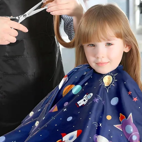 Miniatura 5 de Fcysy - Kit de tijeras de corte de pelo para niños, 6 pulgadas, punta redonda, tijeras de corte de pelo, tijeras de adelgazamiento, suministros
