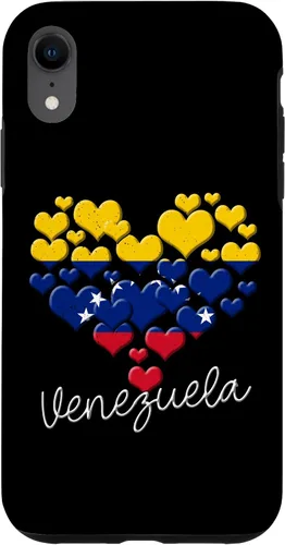 Miniatura 25 de Funda para iPhone 17 con diseño de corazón hispano con bandera venezolana con orgullo de Venezuela