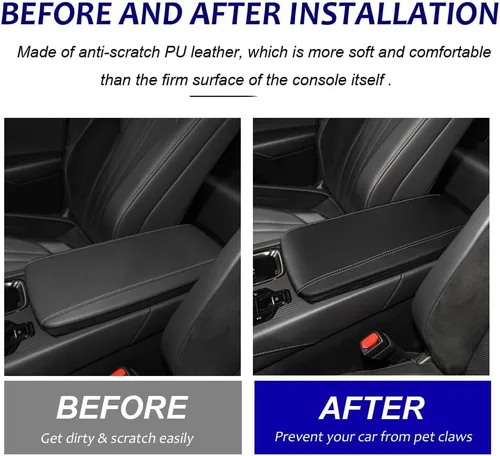 Miniatura 3 de DEYTOP Funda de consola central para Lexus RX350 RX350h RX450h+ RX500h 2026 2023-2025 Accesorios Cubierta de Reposabrazos de Coche para Lexus RX350