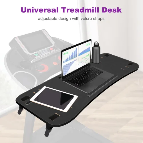 Miniatura 3 de KELIXU 39" Treadmill Desk Attachment, Universal Walking Laptop Holder Desk Ergonomic Platform Workstation for Treadmill with Cup Holder
