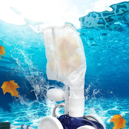 Miniatura 8 de Bolsas de malla de nailon para limpiadores de piscinas, bolsa de repuesto con cremallera para Polaris 280 y 480, bolsa de filtro multiusos para 280
