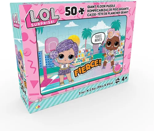 Buffalo Games - LOL! All Star Sports - Rompecabezas de piso de 50 piezas para familias - Rompecabezas desafiante perfecto para noches de juego