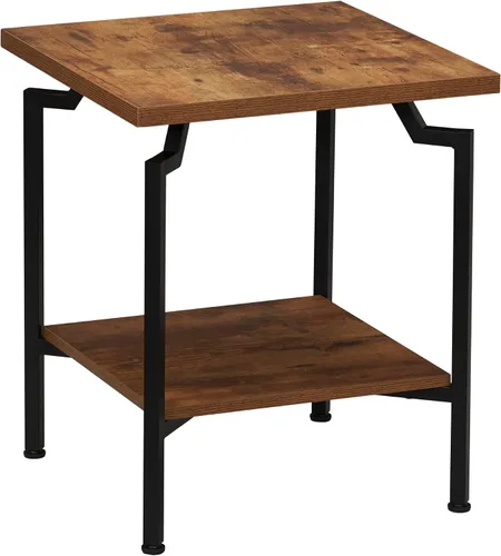 Miniatura 19 de Household Essentials Mesa de centro rectangular de hierro negro y oro
