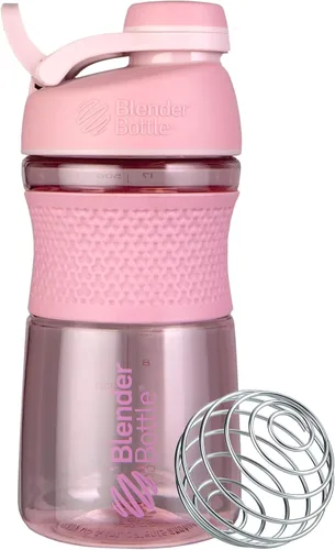 Miniatura 15 de BlenderBottle SportMixer Botella mezcladora perfecta para batidos de proteínas y pre entrenamiento, 20 onzas, color ciruela