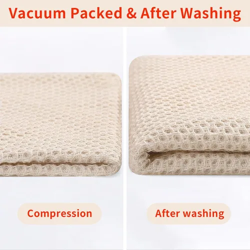 Miniatura 7 de Homaxy - Trapos de cocina 100% de algodón con tejido de punto gofre, ultra suaves, absorbentes, de secado rápido, 13 x 28 pulgadas, paquete de 6