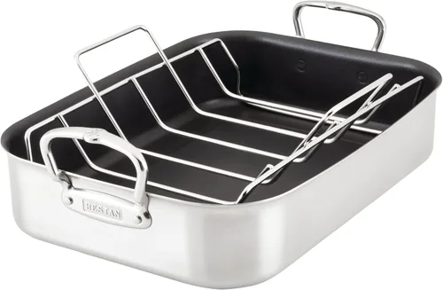 Miniatura 16 de Hestan Provisions – Asador clásico revestido de 14.5" con rejilla de acero inoxidable