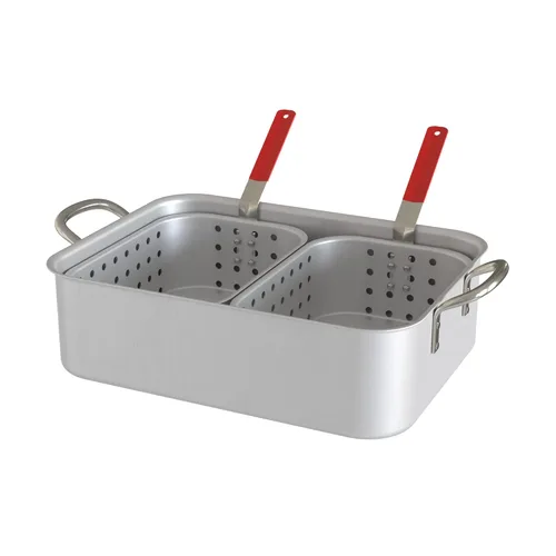 Miniatura 3 de Freidora/olla de pescado doble de 18 cuartos de galón - 55,000 BTU