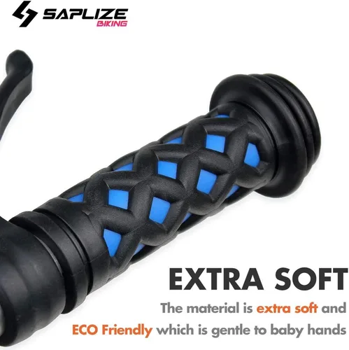 Miniatura 3 de SAPLIZE Empuñaduras de Manillar para Bicicleta Infantil, Longitud Más Corta (10,5 cm), para Bicicletas de Niñas, Niños, Bicicletas de Equilibrio
