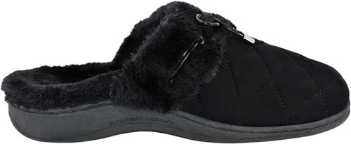 Miniatura 5 de Vionic Pleasant - Pantuflas ortopédicas para mujer, Negro