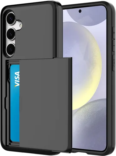 Miniatura 114 de Funda tipo cartera para Samsung Galaxy S22 Ultra con 4 ranuras para tarjetas de crédito a prueba de golpes, funda híbrida de protección reforzada