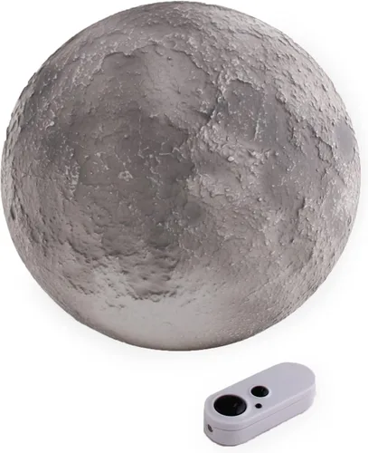 Uncle Milton Moon in My Room - 12 fases lunares iluminadas, control remoto o automático, juguete STEM, gran regalo para niños y niñas a partir de 6