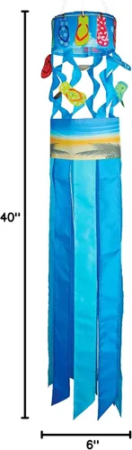 Miniatura 6 de In the Breeze Flip Flop Beach Twistair Windsock, 40