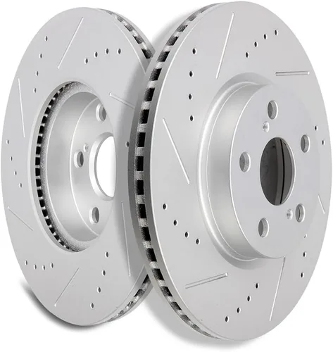 Miniatura 50 de SCITOO Rotores de freno traseros, 2 kits de frenos para Acura Integra 1990-2001, Honda Civic 1992-1995 1999-2000, para Civic del Sol 1993-1997, CRX