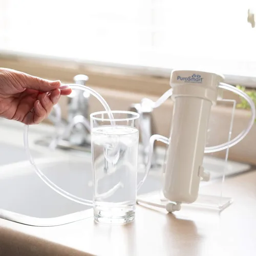 Miniatura 8 de PuroSmart Sistema RO de alto flujo, sistema de tratamiento de agua para el hogar de la encimera Sistema compacto de ósmosis inversa Ideal