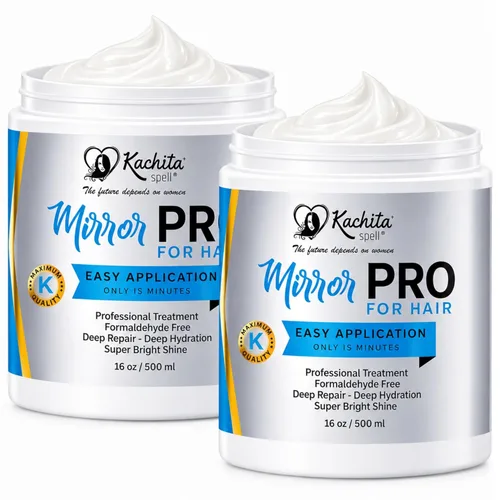 Miniatura 10 de Kachita Spell MirrorPRO - Mascarilla capilar para cabello seco dañado, tratamiento intensivo de reparación capilar, mascarilla hidratante