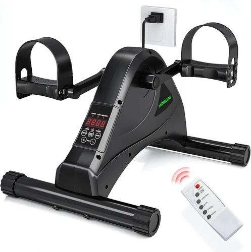 Mini bicicleta estática motorizada ejercitadora de pedal eléctrica para personas mayores, entrenamiento de rehabilitación, ejercitador de pedal de